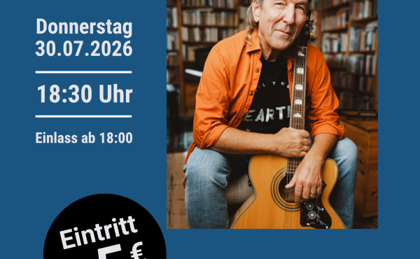 Treppenkonzert mit Andreas Schirneck "80 Jahre Neil Young – Songs & Stories" in Grevesmühlen