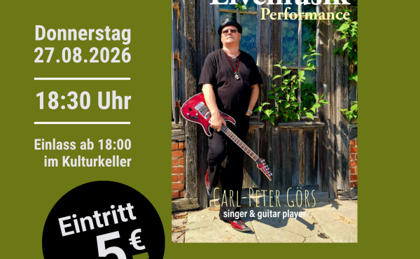 Treppenkonzert mit Carl-Peter Görs in Grevesmühlen