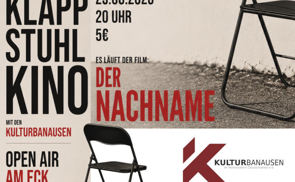 Open Air Klappstuhl-Kino