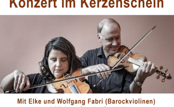 Barockmusik bei Kerzenschein