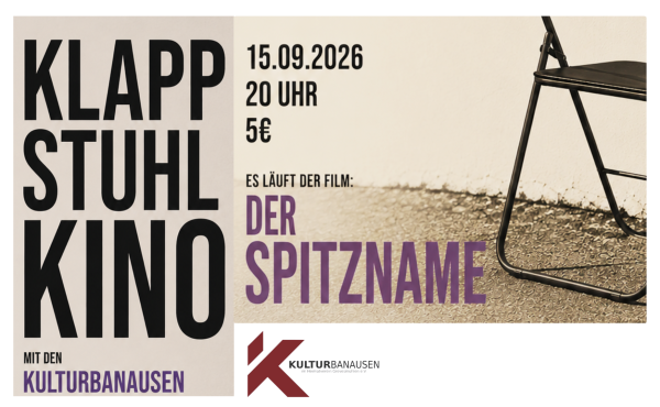 Open Air Klappstuhl-Kino